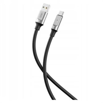 Кабель USB - Type-C XO NB251 (6A, силикон) Черный