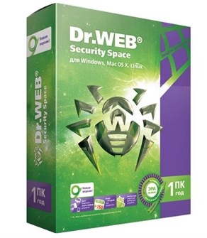 Антивирус Dr.Web Security Space Pro 1 год, 1 ПК, BOX (BHW-B-