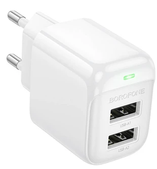 СЗУ Borofone BAS41A Potential 2.1A 12 Вт белый